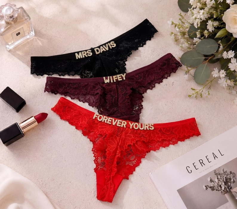 Custom Name Thong, Personalised Name Thong, Name Thong image 5