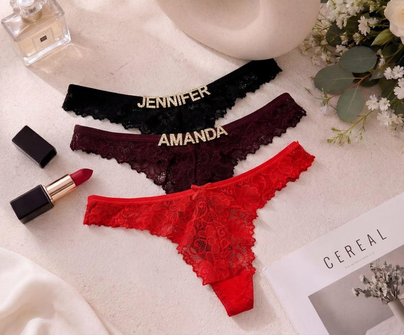 Custom Name Thong, Personalised Name Thong, Name Thong image 3