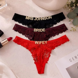 Custom Name Thong, Personalised Name Thong, Name Thong image 2