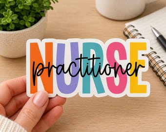 Nurse Practitioner Sticker, NP Nursing Graduation Gift, Future NP Decal