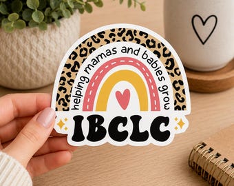IBCLC Lactation Consultant Sticker, Breastfeeding Counselor Gift