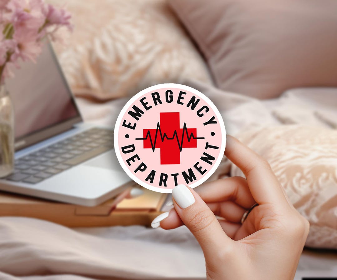 Emergency Unit Sticker Animation Emergency Department Sticker – ER Nurse, Emergency Room Healthcare ...