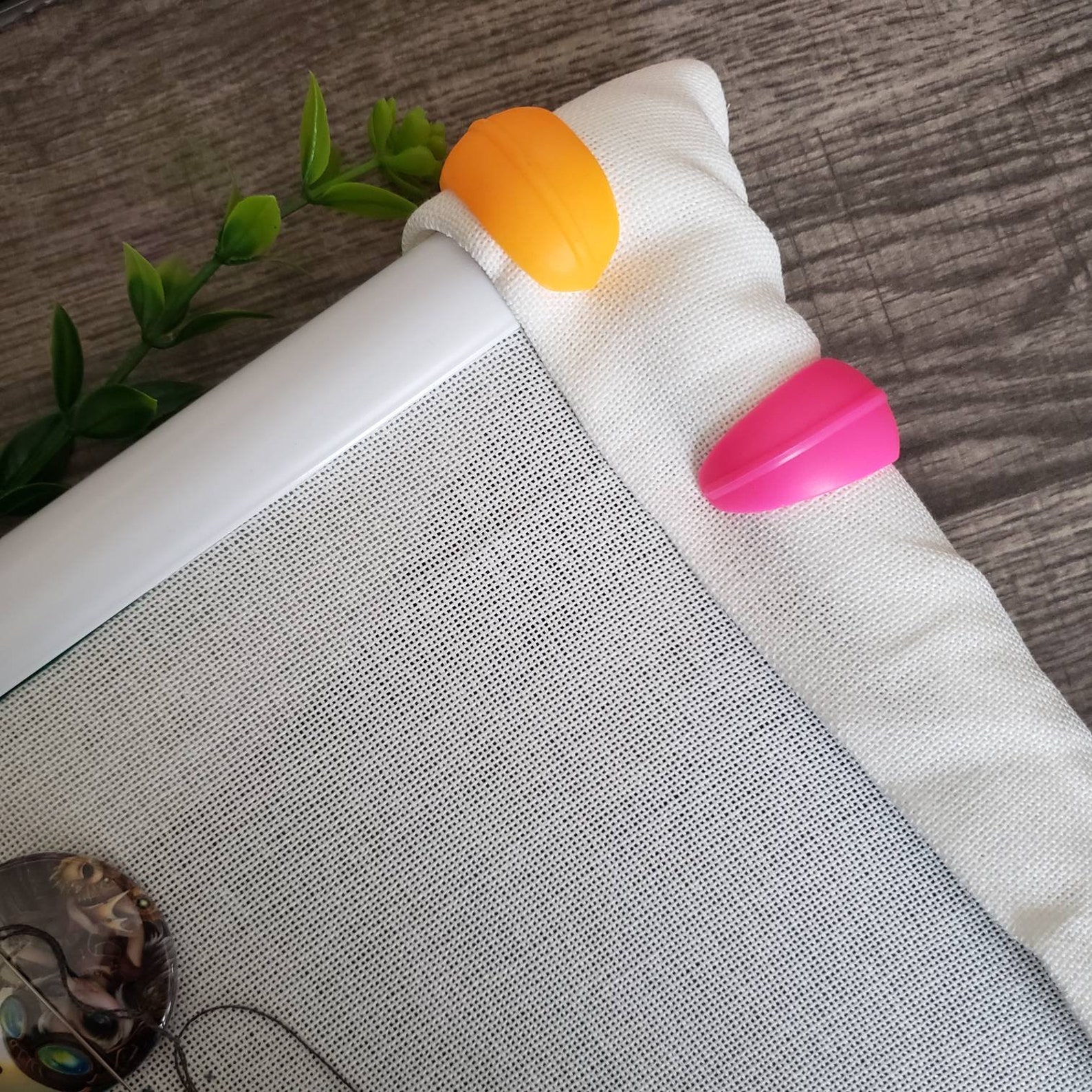 Set of Cross Stitch Clip Fabric Huggers for the Q Snap or Etsy