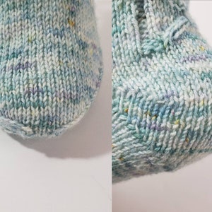Knitting Pattern for My Rounded Toe and My Lazy Rounded Heel Patterns