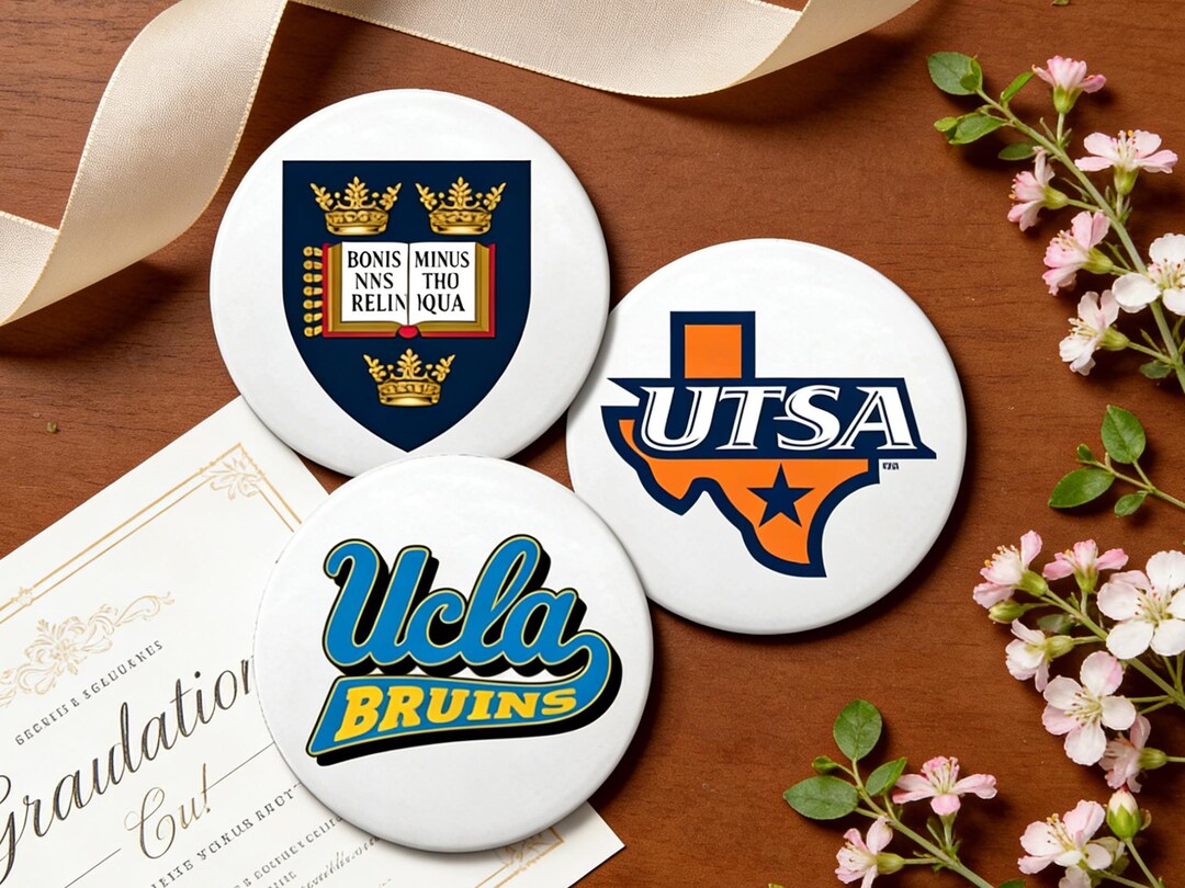 Custom College Logo Pin,graduation Button Pin,school University Emblem ...