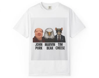 Camiseta de John Pork Marvin Beak Tim Cheese