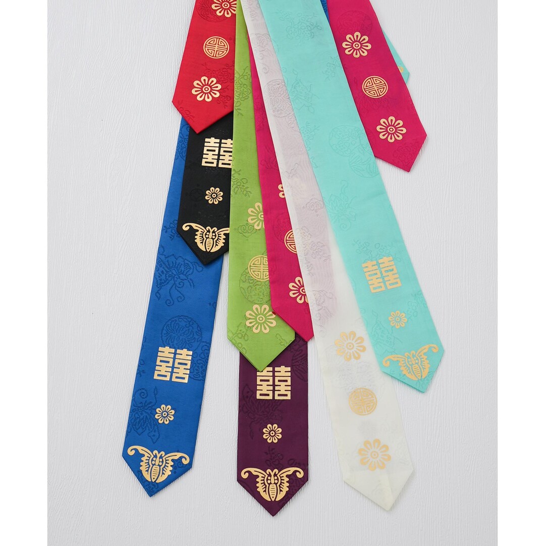 Gold Leaf Hanbok Daenggi : Classic (traditional Korean Hair Ribbon) - Etsy