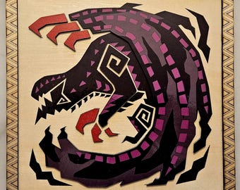 Gore Magala Monster Hunter Plaque