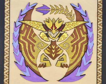 Rey Dau Monster Hunter Plaque