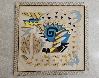 Zinogre Monster Hunter Plaque