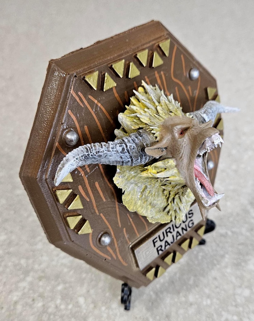 Furious Rajang Head Mount Plaque - Etsy