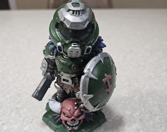 Chibi DOOM dark ages figurine