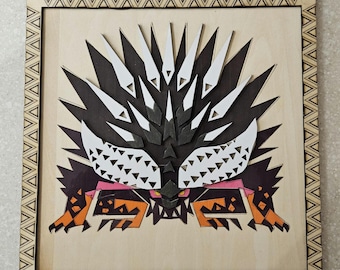 Nergigante Monster Hunter Plaque