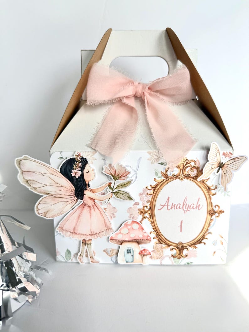Fairy First Birthday Cake Topper– Personalized Number Topper image 12
