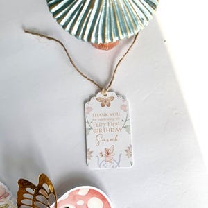Fairy First Birthday Cake Topper– Personalized Number Topper image 10