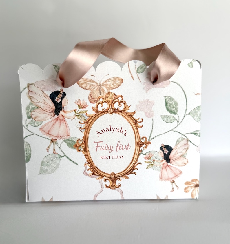 Fairy First Birthday Cake Topper– Personalized Number Topper image 13