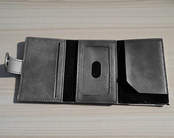Slim Pop Up Wallet, RFID Blocking Card Holder, Minimalist Design