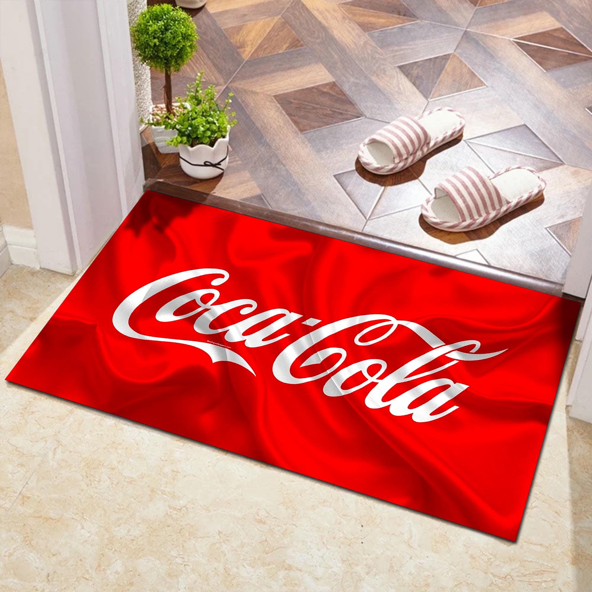 【激レア】Coca-Cola ヴィンテージラグマット　コカコーラ　インテリア雑貨 18777488_1.jpg