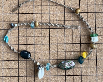 18.5" Ilu Rider Metkayina Songcord Style Macrame Necklace