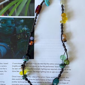 16" Macrame Songcord Na'vi Necklace Avatar