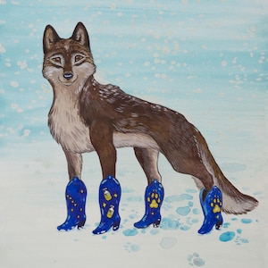 Balto Boots Art Print 8.25x11