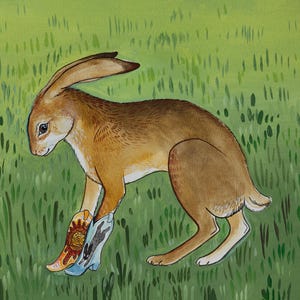 Watership Down &quot;Bright Eyes&quot; Boots Art Print 8.25x11