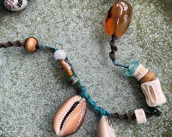 17.5" Metkayina Warrior Songcord Woven Macrame Necklace