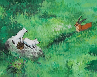 Princess Mononoke Frame Study 7x11 Art Print
