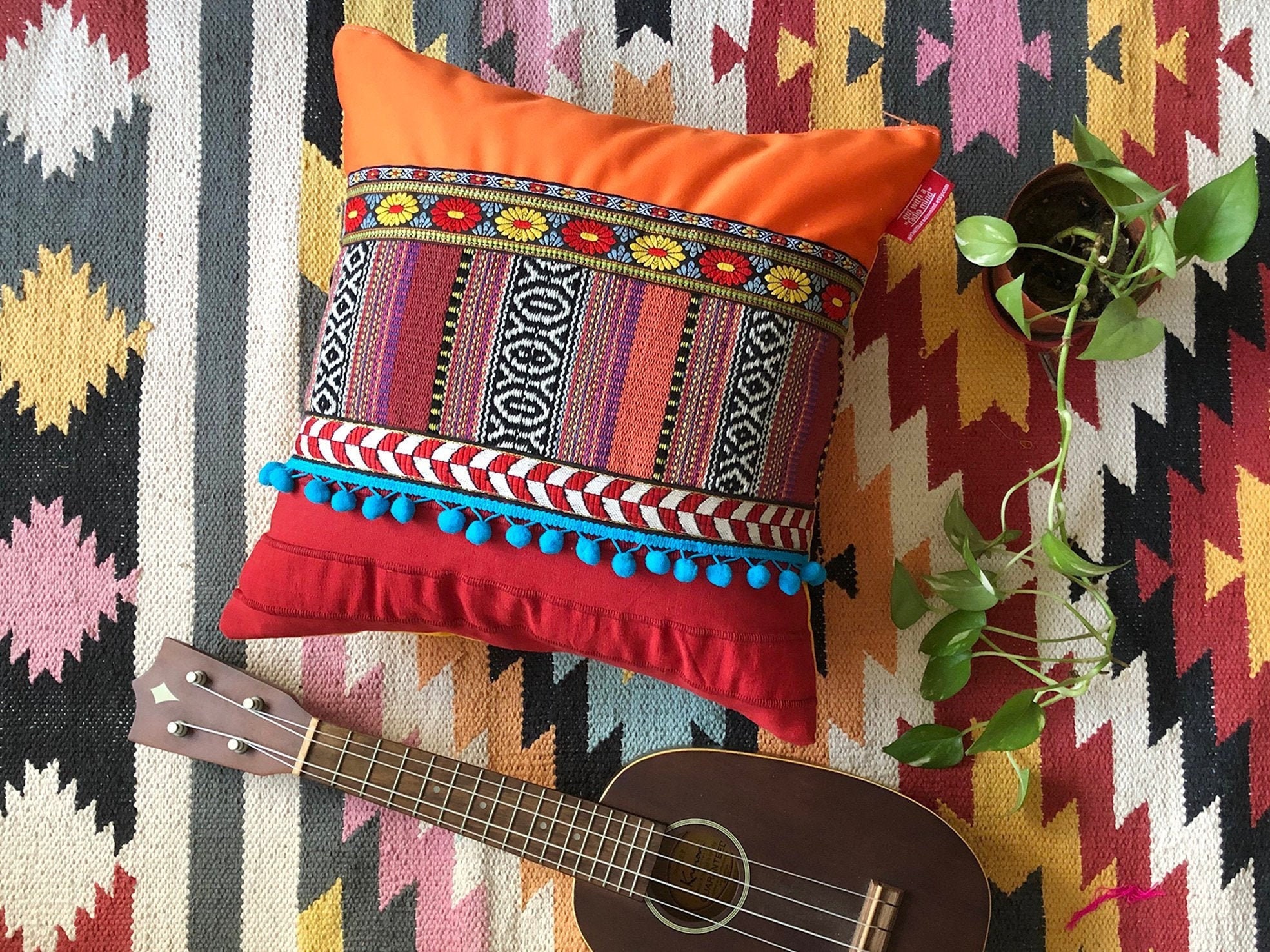 aztec couch pillows