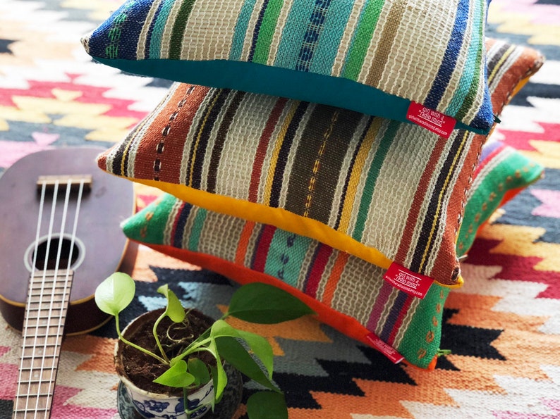 4 Boho Throw Pillow Covers Set of Four Your Choice of Etsy