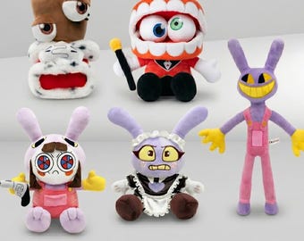 The Amazing Digital Circus Plushies | Pomni, Jax, Caine, Kinger Plush, Caine Plush, Pommi Doll, Tadc Cosplay Doll
