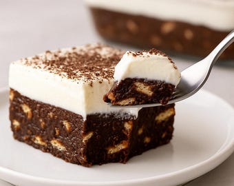 Receta de pastel de chocolate sin horno (descarga instantánea en PDF)