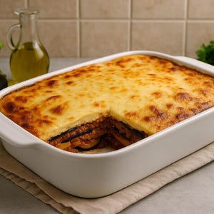 BEST Greek Moussaka Recipe | Greek Moussaka Casserole | Greek Lasagna | Traditional Baked Dish | Instant Download