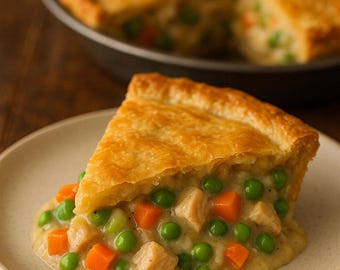 La mejor receta de pastel de pollo casero: comida reconfortante americana clásica / Descarga digital