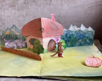 Handgemachtes Pop up Buch