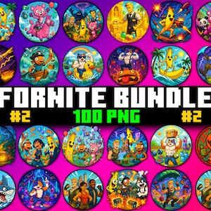 Fort Gaming - 100 High-Quality Designs | Printable | F-Nite | Instant Download | Perfect for T-Shirts & Gifts for Gamers, F-Nite Font Game