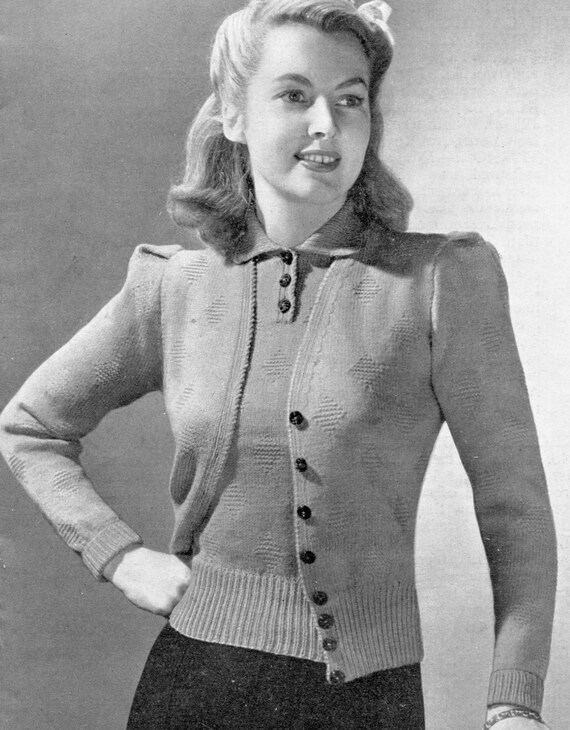 twin set jumper and cardigan