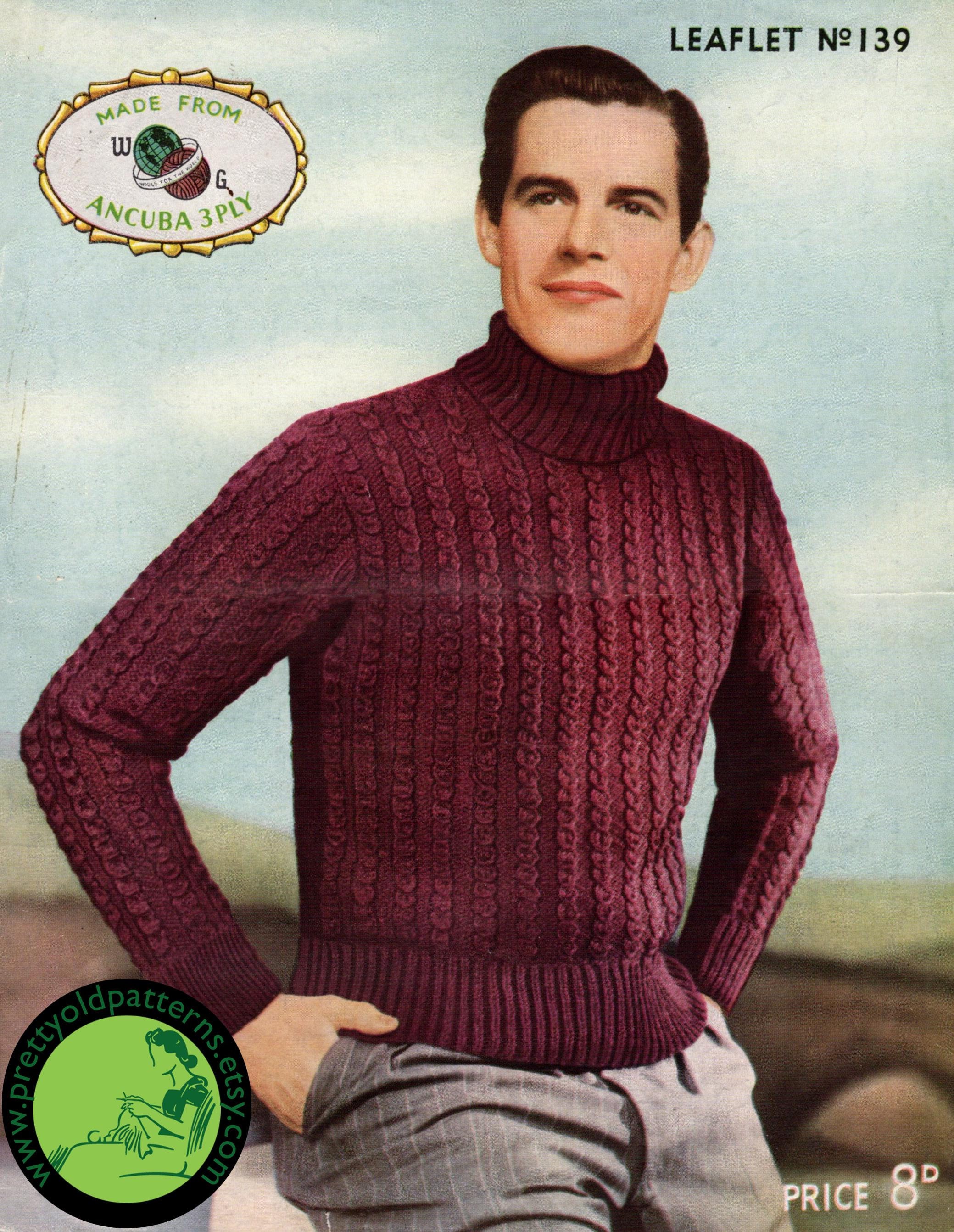 1940s V Neck Sweater Mens - Etsy Canada