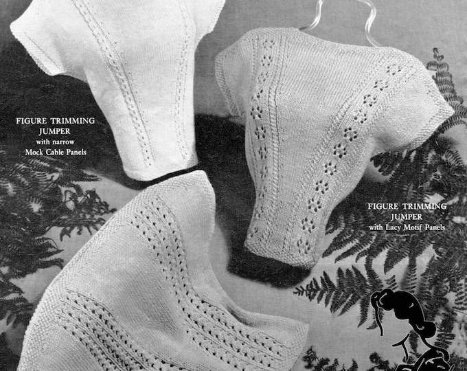 Quick and Easy Simple Summer Jumpers Tops 3 Designs Bust 34 to - Etsy