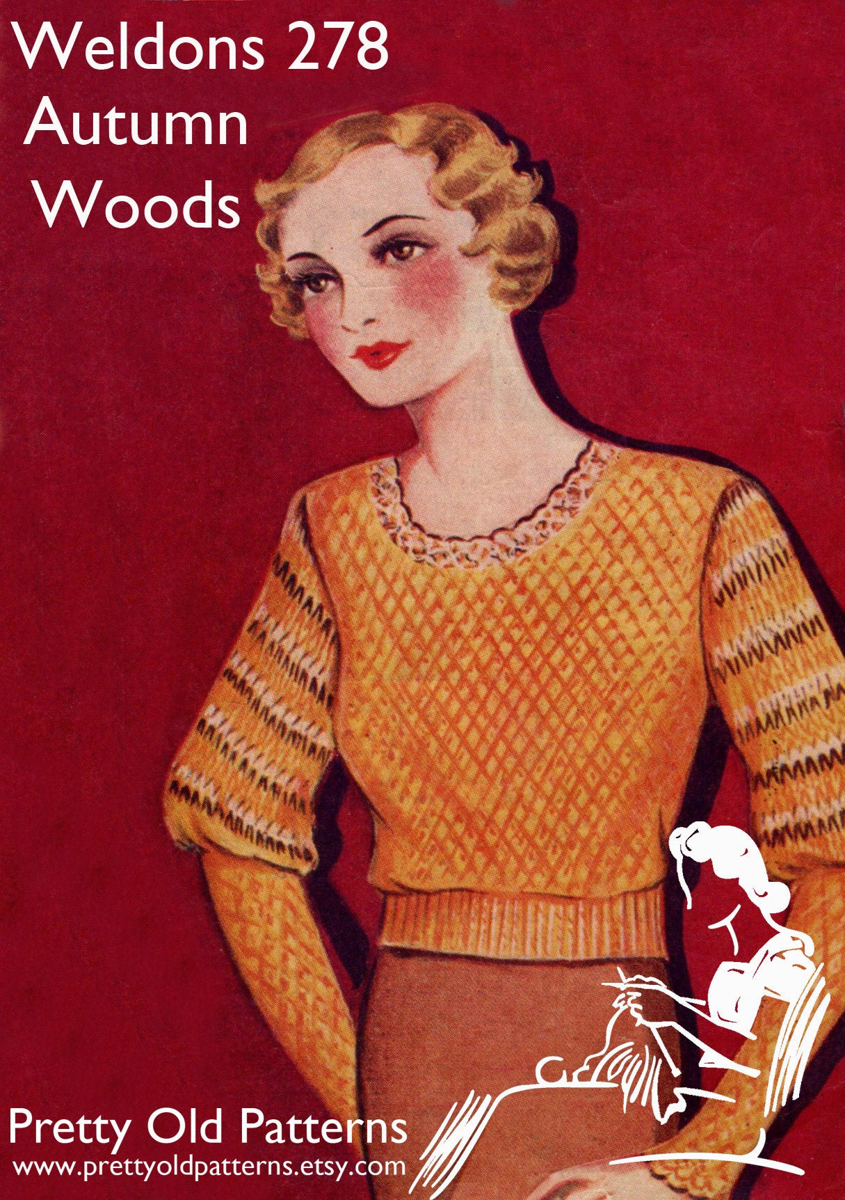 20 Best Free Vintage Crochet Patterns of the 1930s 11 1930s Crochet Sweater Pattern with Knitted Sleeves
