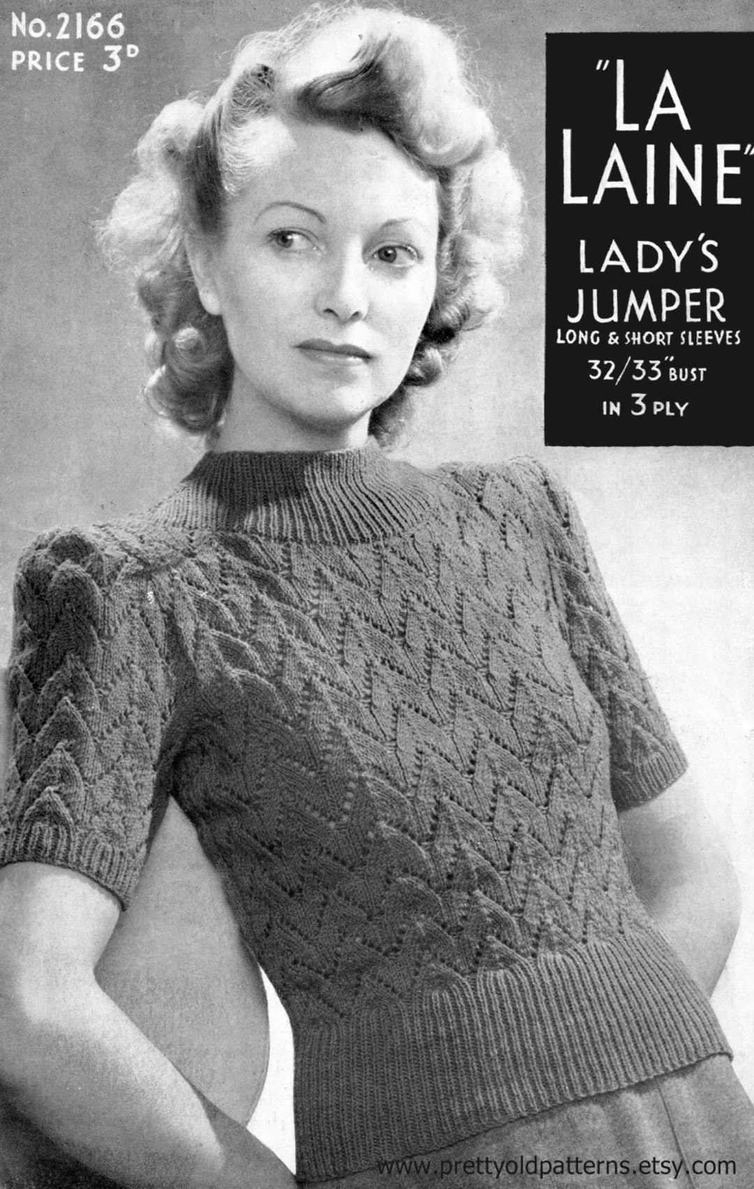 Celeste Lovely and Lacy 1940s Ladies Lace Blouse Jumper - Etsy