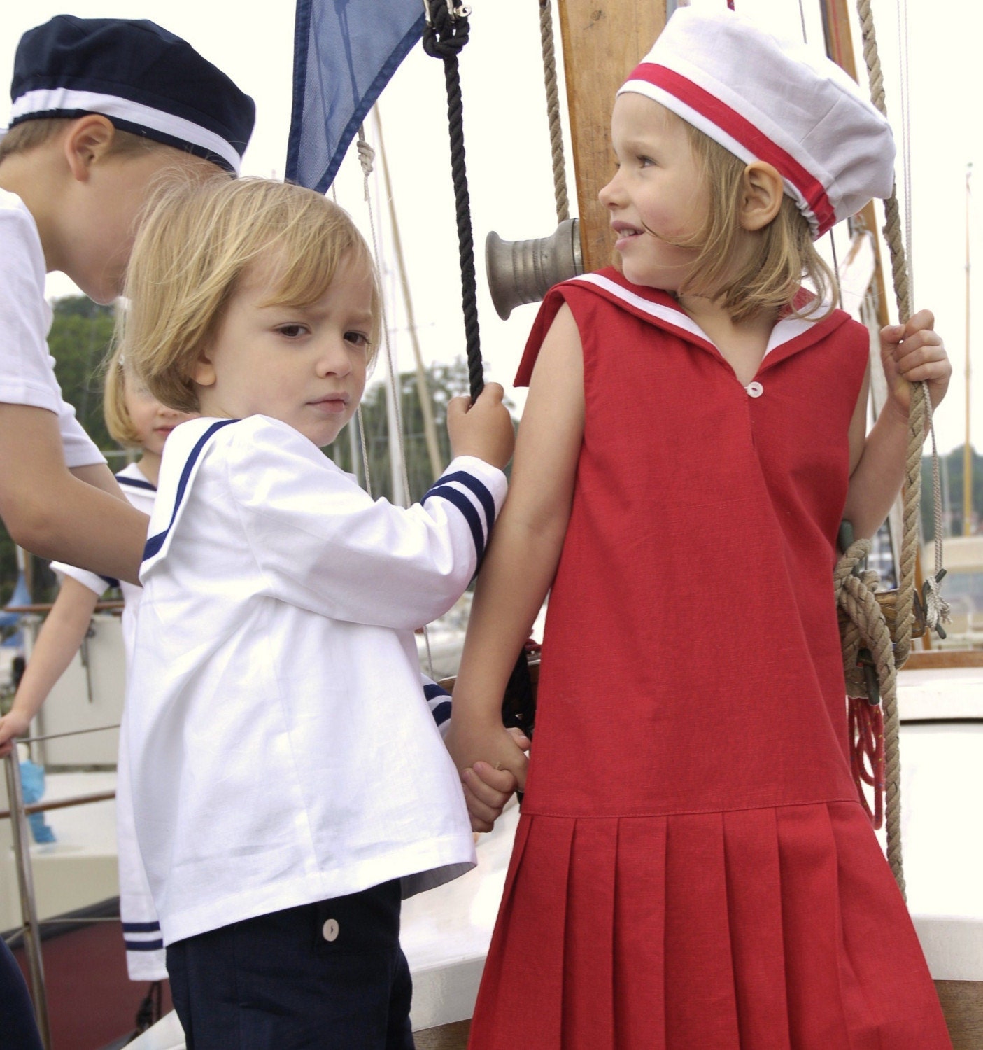 PANTS AHOI Navy Blue Children's and Babies' Sailor - Etsy