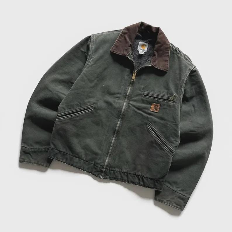 Carhartt Duck Jacket - Etsy