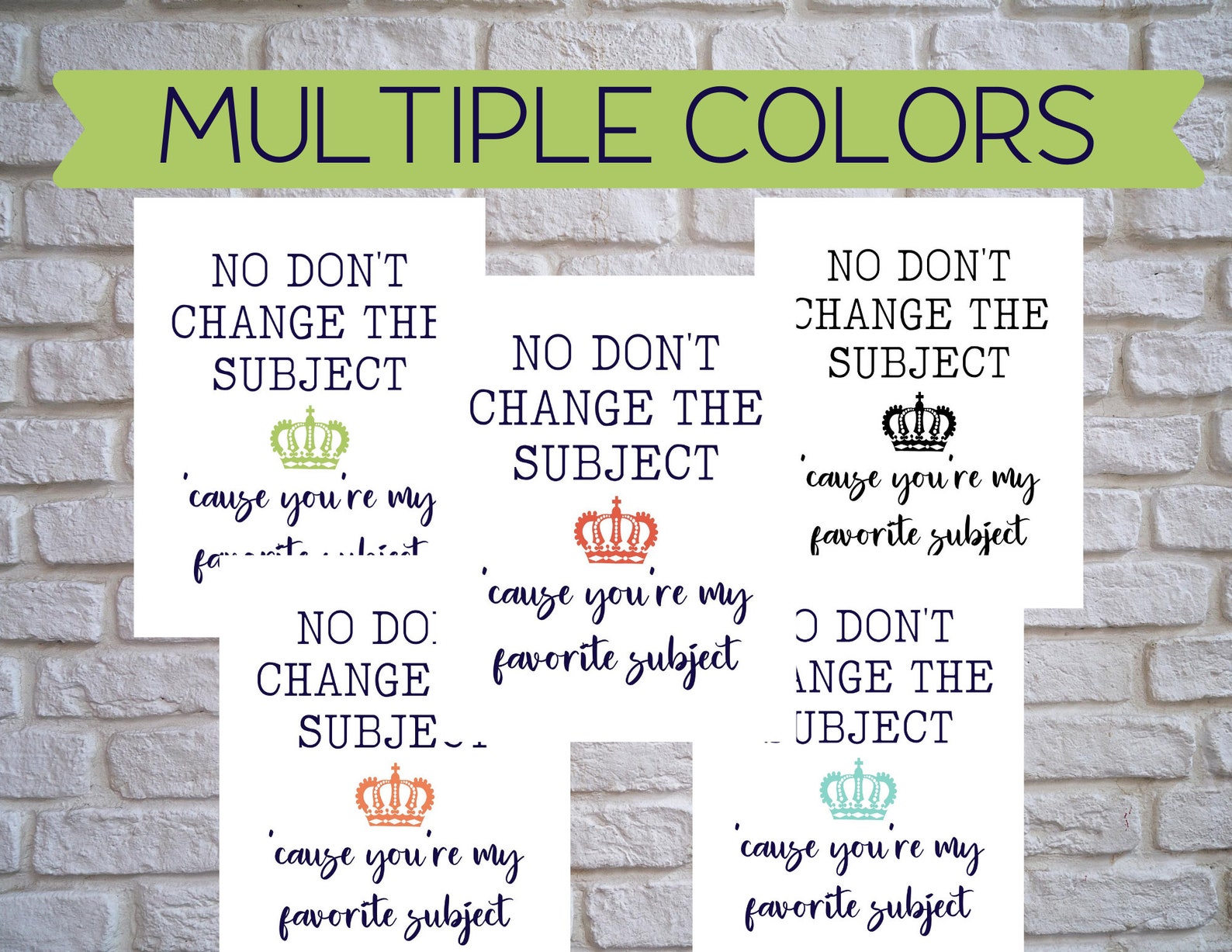 You're My Favorite Subject Hamilton Quote Print, King Quote