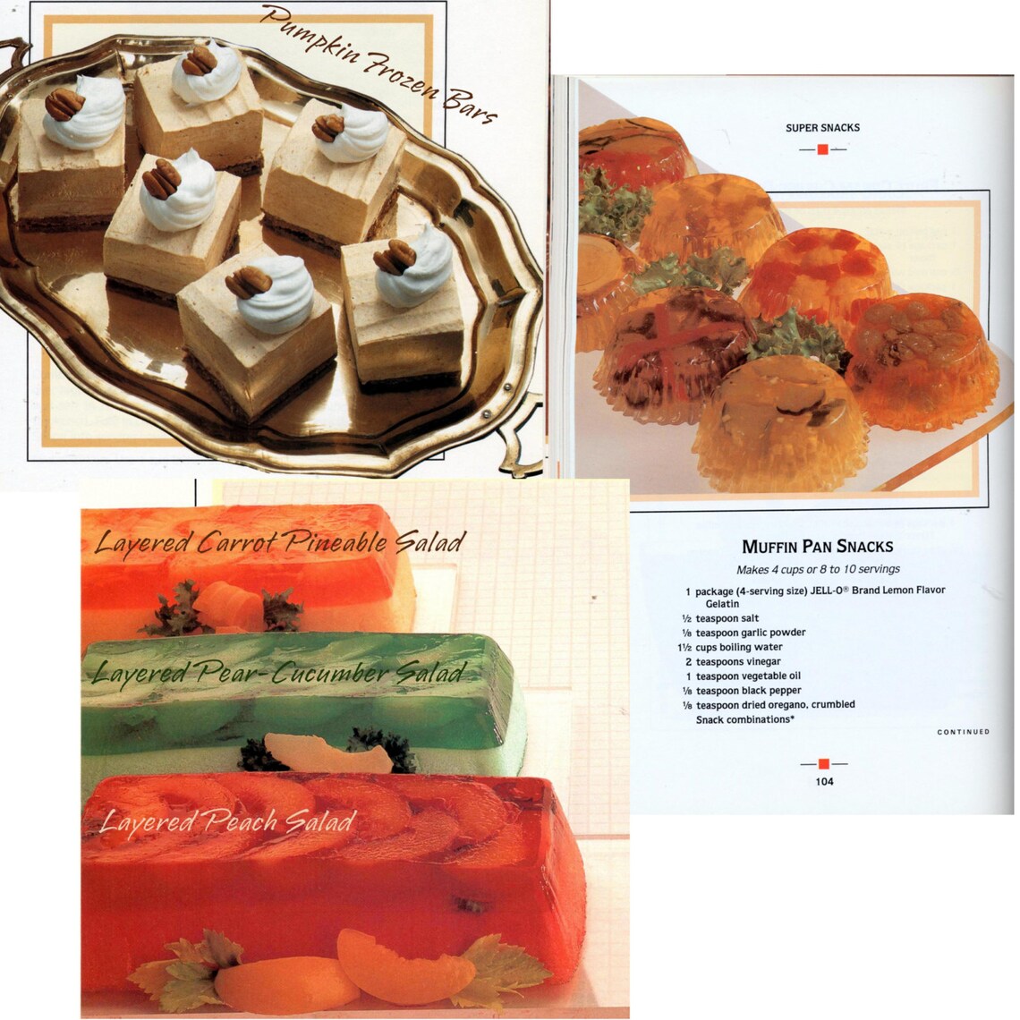 Vintage Jello Fun and Fabulous Recipes Cookbook From JellO Etsy