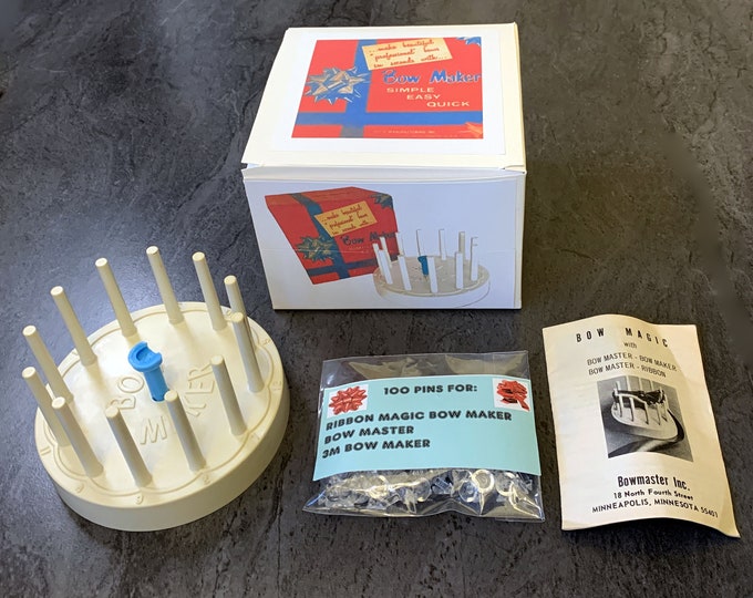 Vintage Ribbon Magic Bow Maker Kit the Original Bow Maker Kit All
