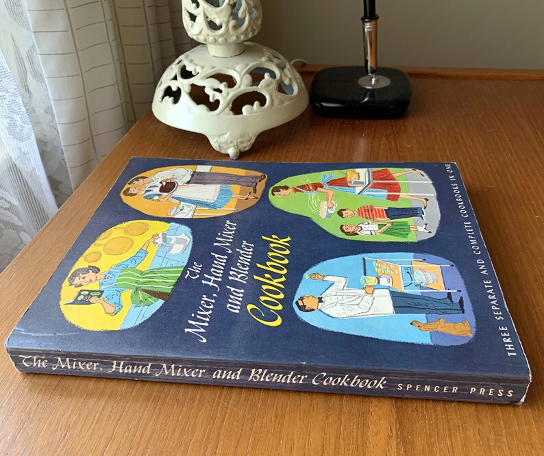 The Mixer Hand Mixer and Blender Cookbook Three Separate Etsy