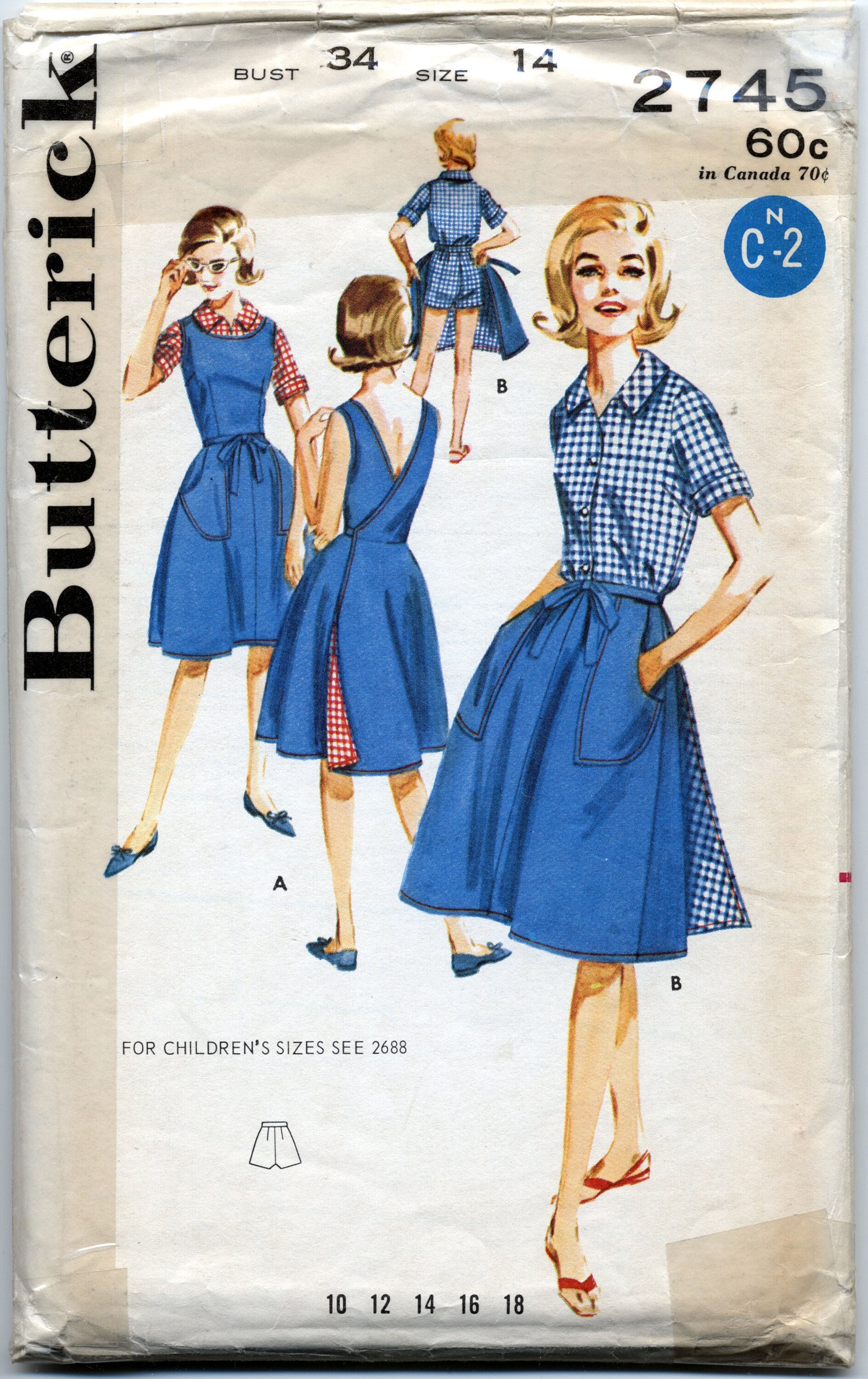 Vintage Misses' Sportwear Coordinates - Wrap-around Skirt Vintage Misses' Sportwear Coordinates - Wrap-around Skirt