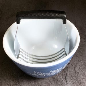 Vintage Ekco Dough Blender With Black Handle - To Blend Flour With Shortening or Butter - Made in USA