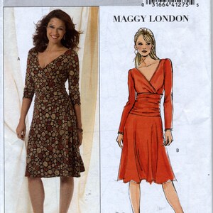 Slightly Flared Fitted Pullover Dress Sewing Pattern - Butterick 4914 - Sizes 8-10-12-14 - UNCUT